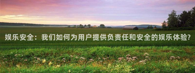 南宫泰达娱乐官网下载链接：娱乐安全：我们如何为用户提供负责任和安全的娱乐体验?